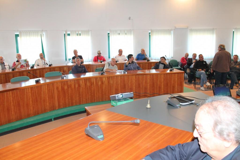 Panoramica della sala consiliare